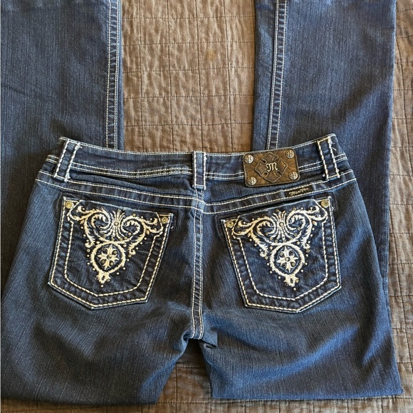 MISS ME Boot Cut Jeans | Dark Wash‎ | 33 - Picture 1 of 4
